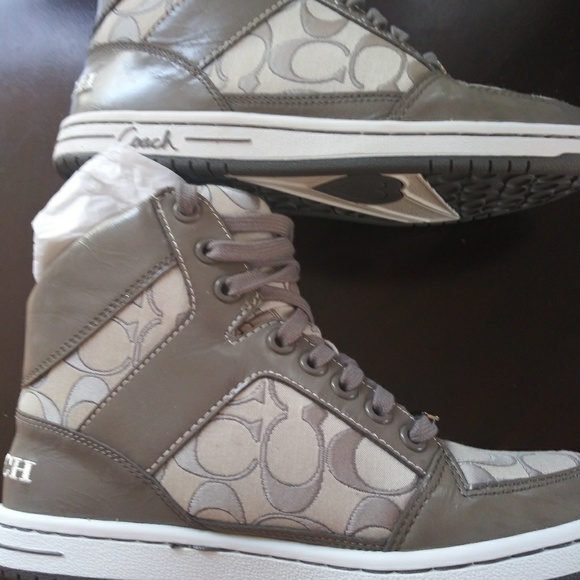 Grey high top sneakers brand new.. - Picture 2 of 7